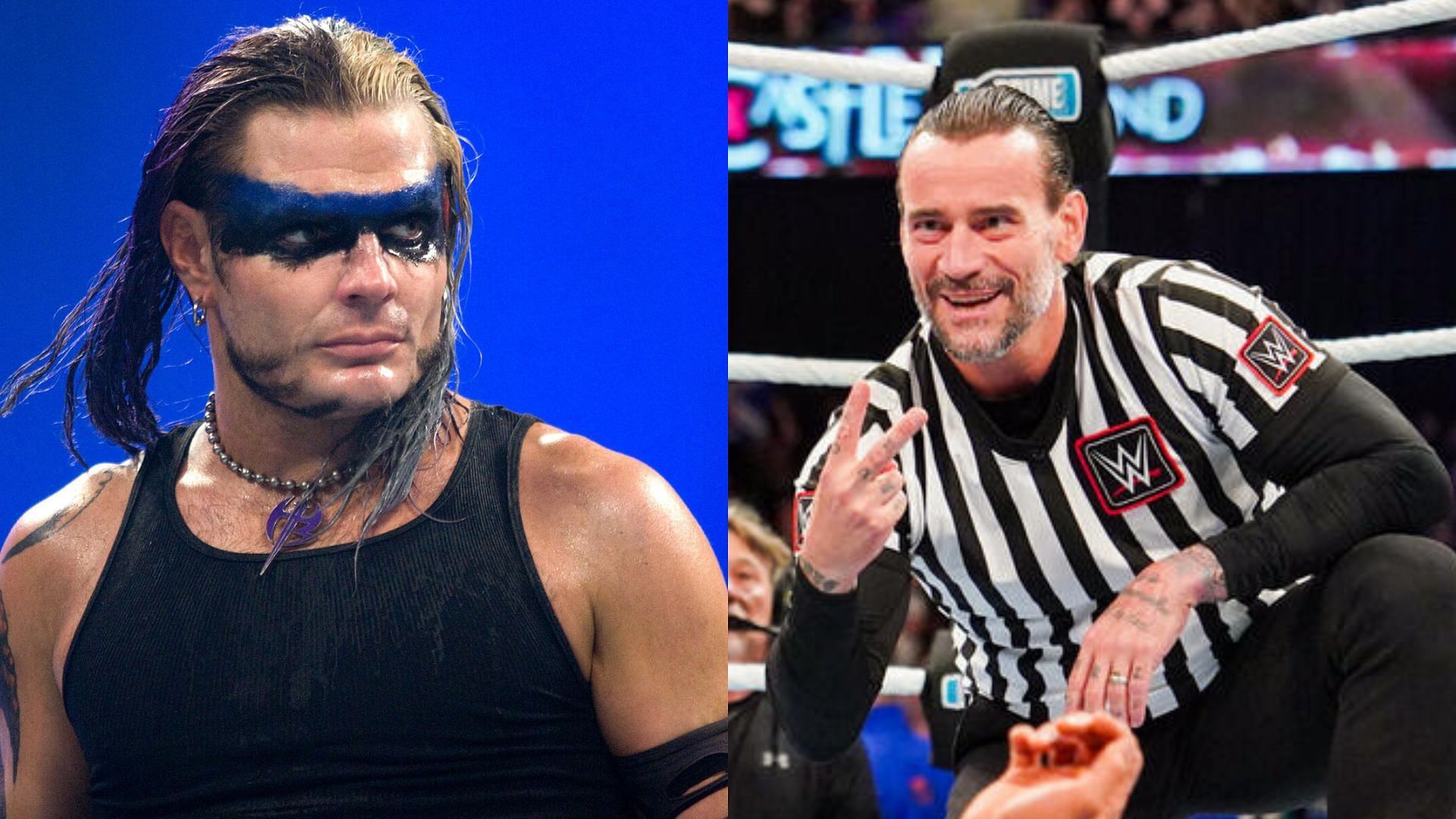 Jeff Hardy (left) and CM Punk (right)