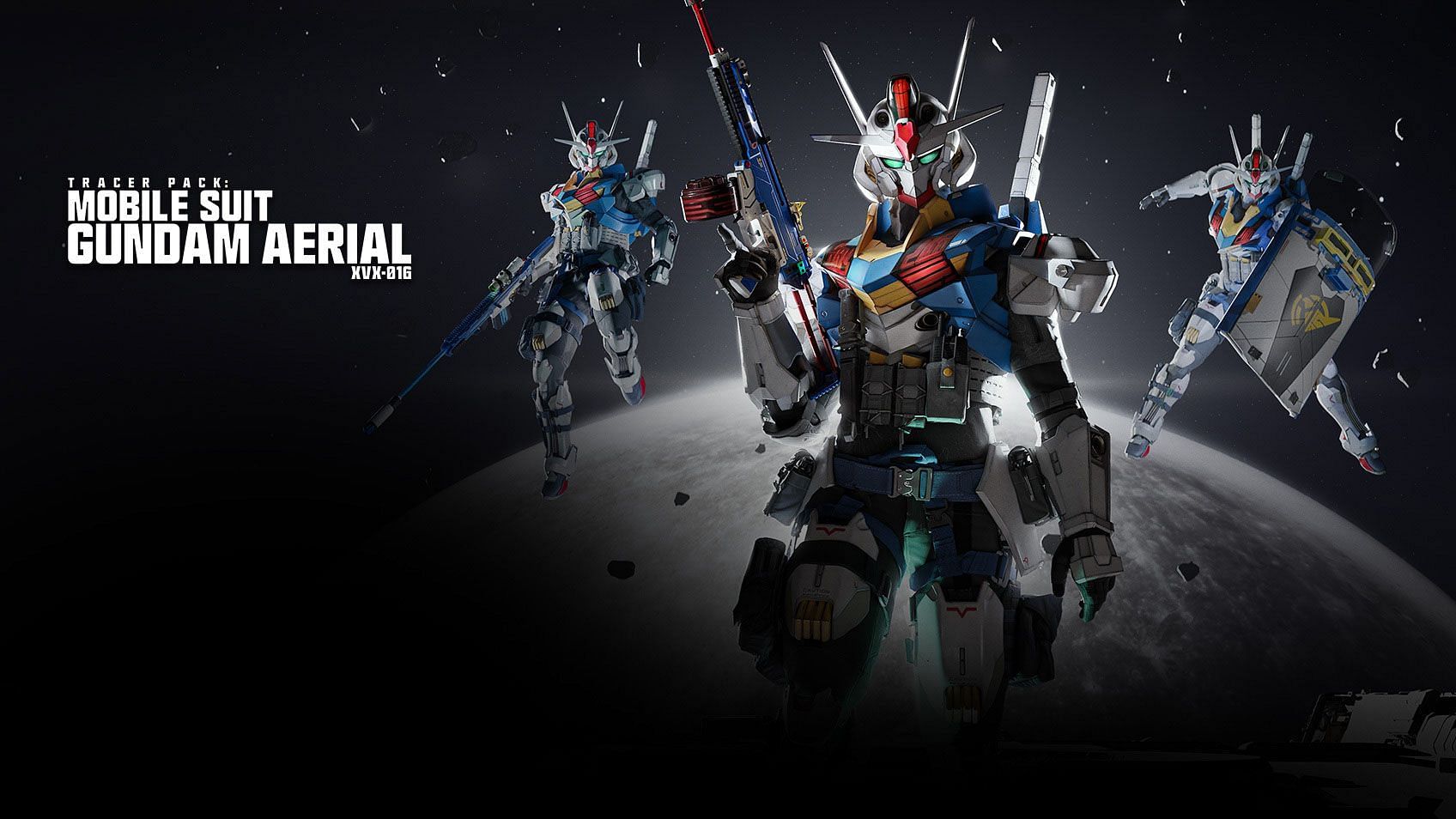 Mobile Suit Gundam Aerial XVX-016 Tracer Bundle is now available in MW3 and Warzone which brings an Operator skin and weapon blueprints among other Gundam themed cosmetics, Mobile Suit Gundam Aerial XVX-016 Tracer Pack in MW3 and Warzone