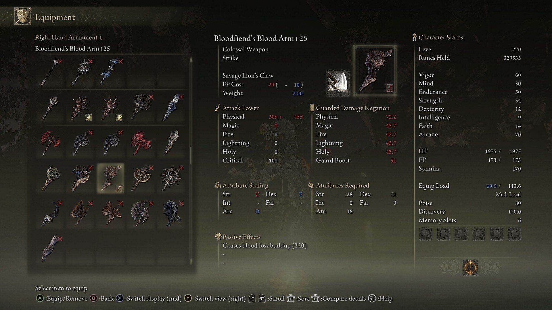 Bloodfiend&#039;s Blood Arm is currently the best Arcane weapon in Elden Ring Shadow of the Erdtree (Image via FromSoftware)