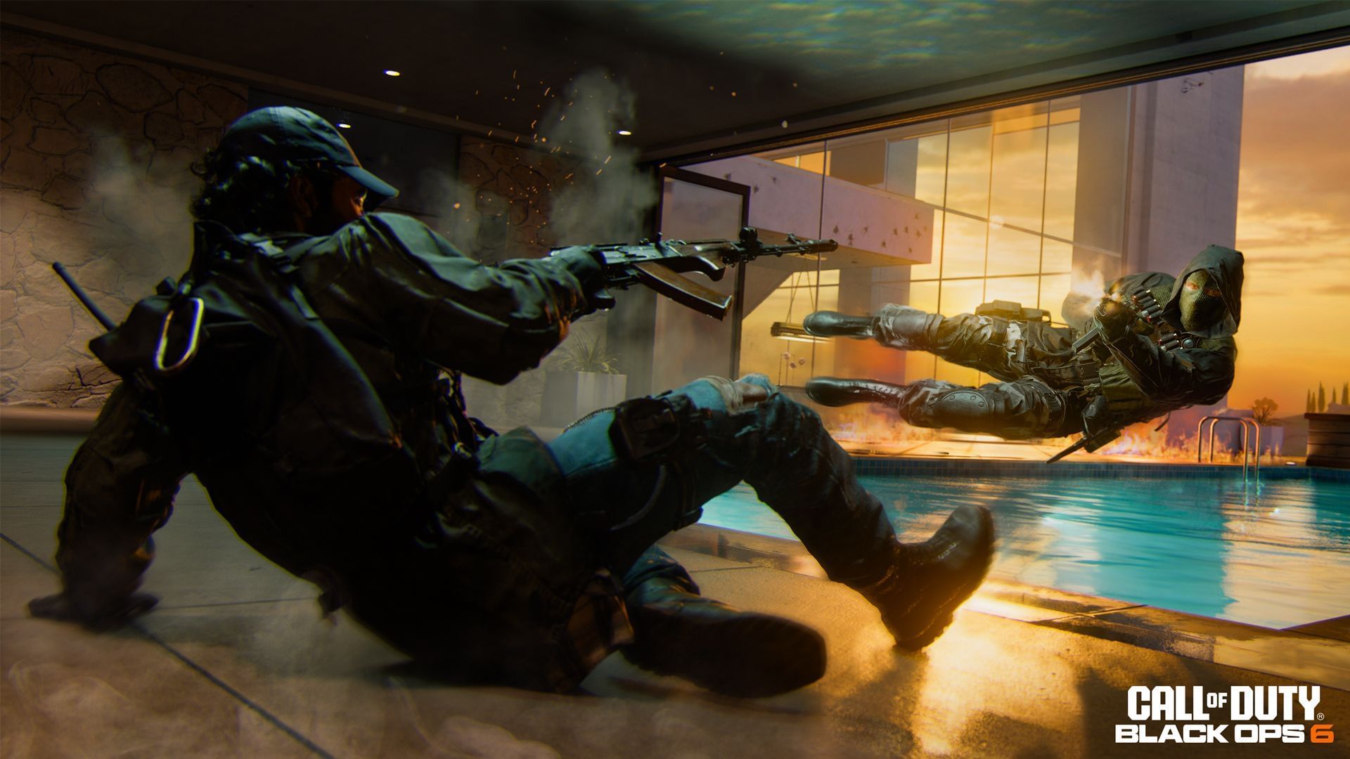 A still from BO6 Multiplayer gameplay showing the enhanced movement (Image via Activision)