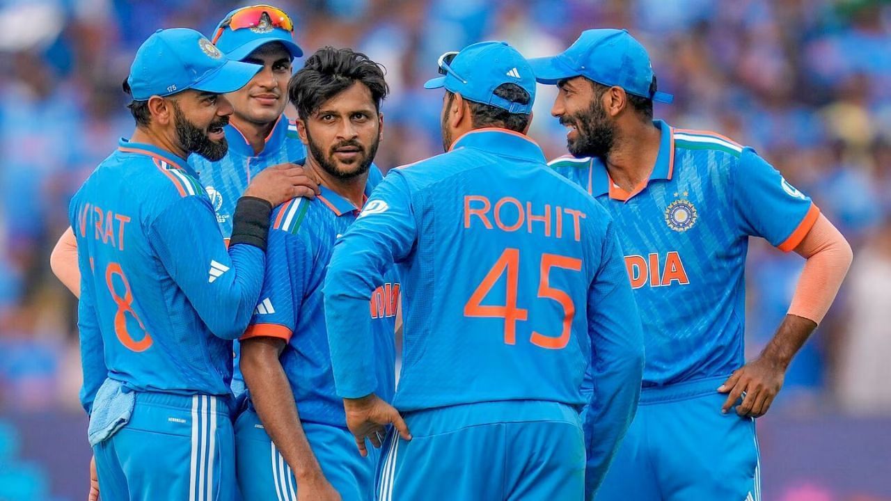 भारतीय टीम वर्ल्ड कप के दौरान (Image: AFP)