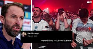 "Dropped an absolute all-time stinker", "Looked like a lost boy" - Fans unimpressed by England star's performance despite 1-0 win
