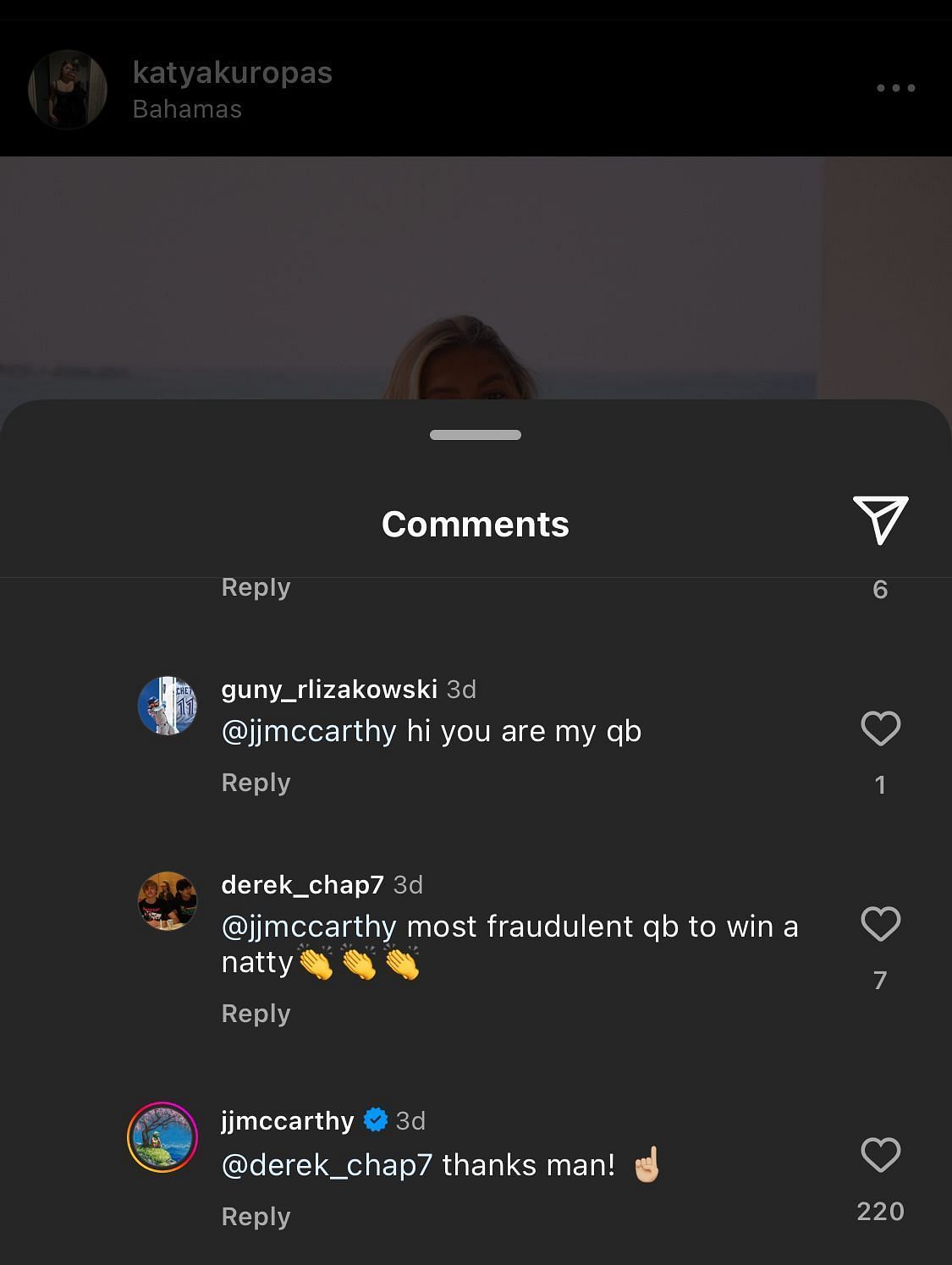 McCarthy IG reply