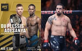 Will Robert Whittaker serve as backup for Dricus du Plessis vs. Israel Adesanya title fight in Australia? Dana White gives definitive answer