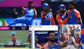 "INDIA THRASHED PAKISTAN for the 15th time in World Cup history, Alhua Greatest Rivalry"- Top 10 funny memes from IND vs PAK 2024 WC clash