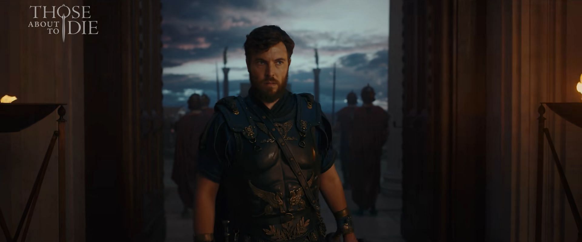 Tom Hughes as Titus Flavianus (Image via Youtube/Peacock)