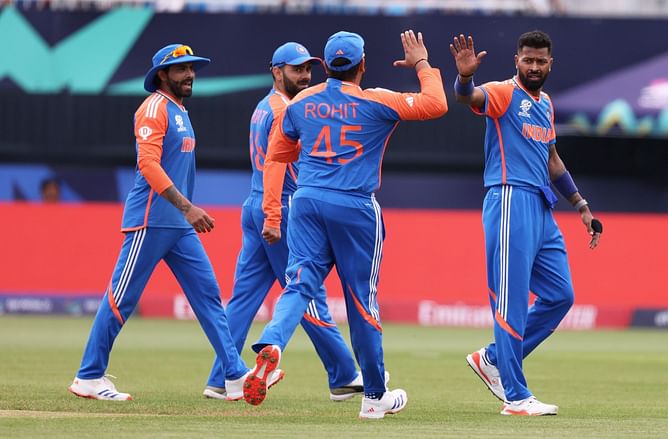 [Watch] Hardik Pandya's short ball too quick for Aaron Jones during IND vs USA T20 World Cup 2024 match