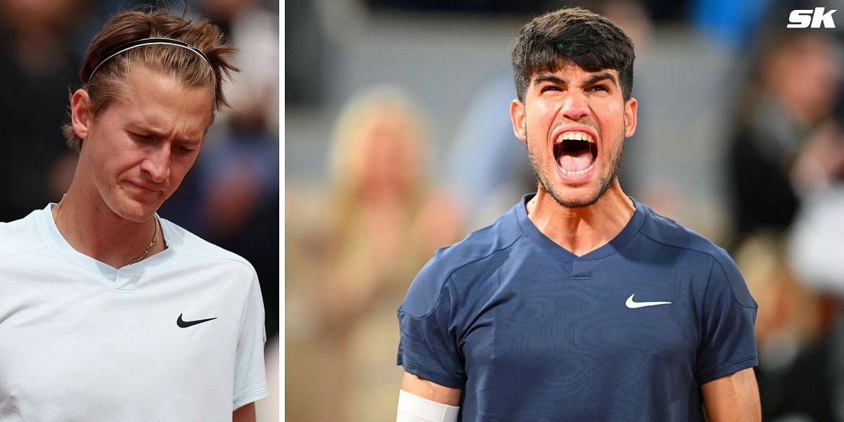 Carlos Alcaraz beats Sebastian Korda. Photo: Getty