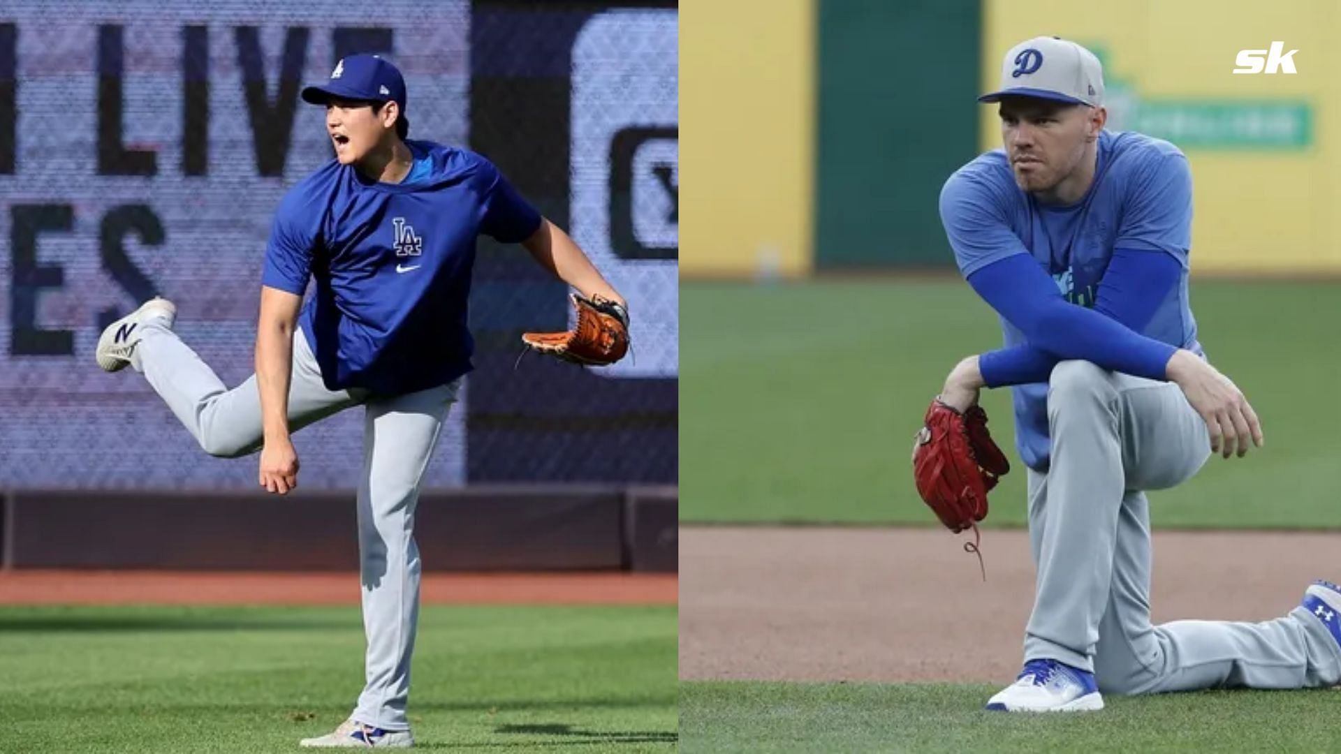 Los Angeles Dodgers Stars Shohei Ohtani &amp; Freddie Freeman