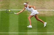 Amanda Anisimova at the 2022 Wimbledon. (Photo: Getty)