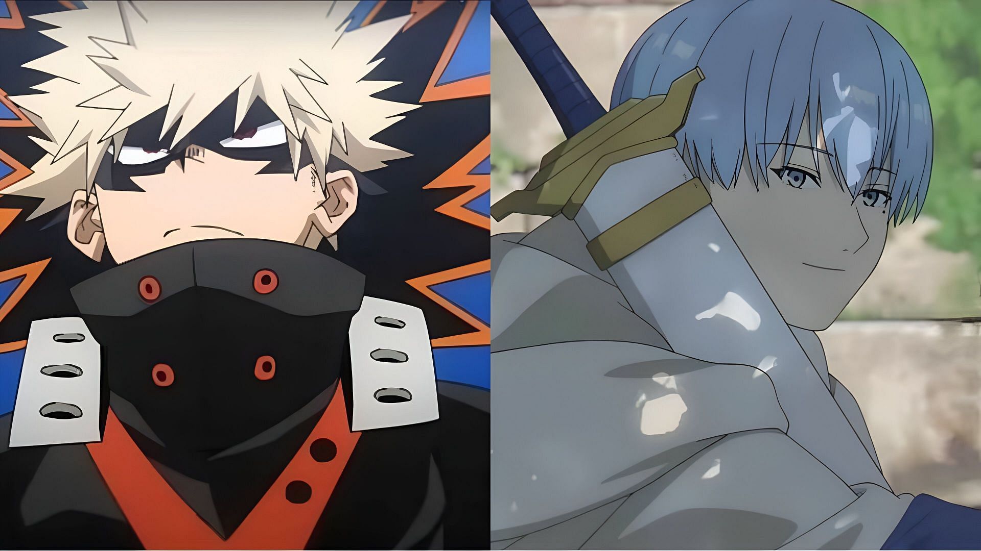 Bakugo (left) and Himmel (right) (Image via Bones &amp; Madhosue)