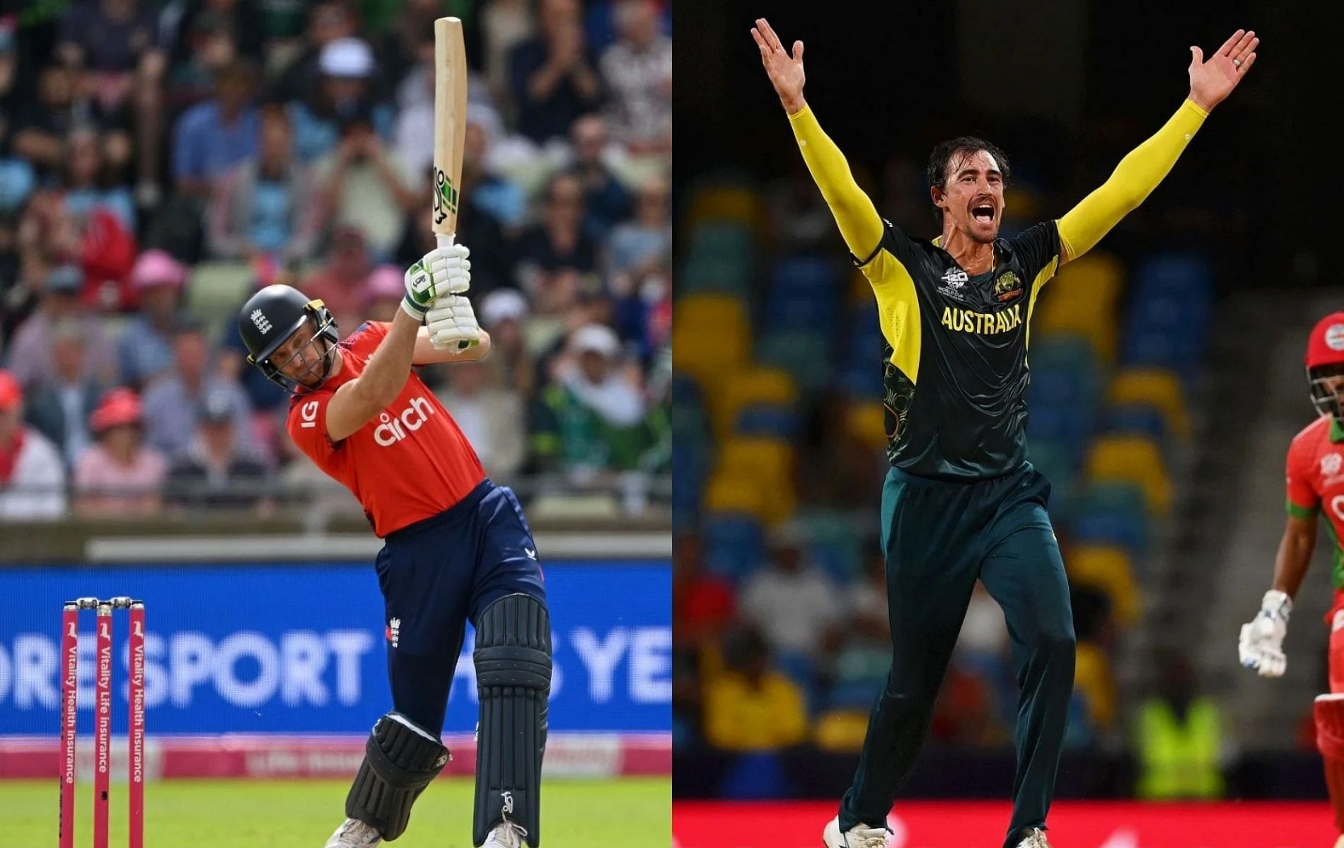 Jos Buttler, Mitchell Starc, T20 World Cup