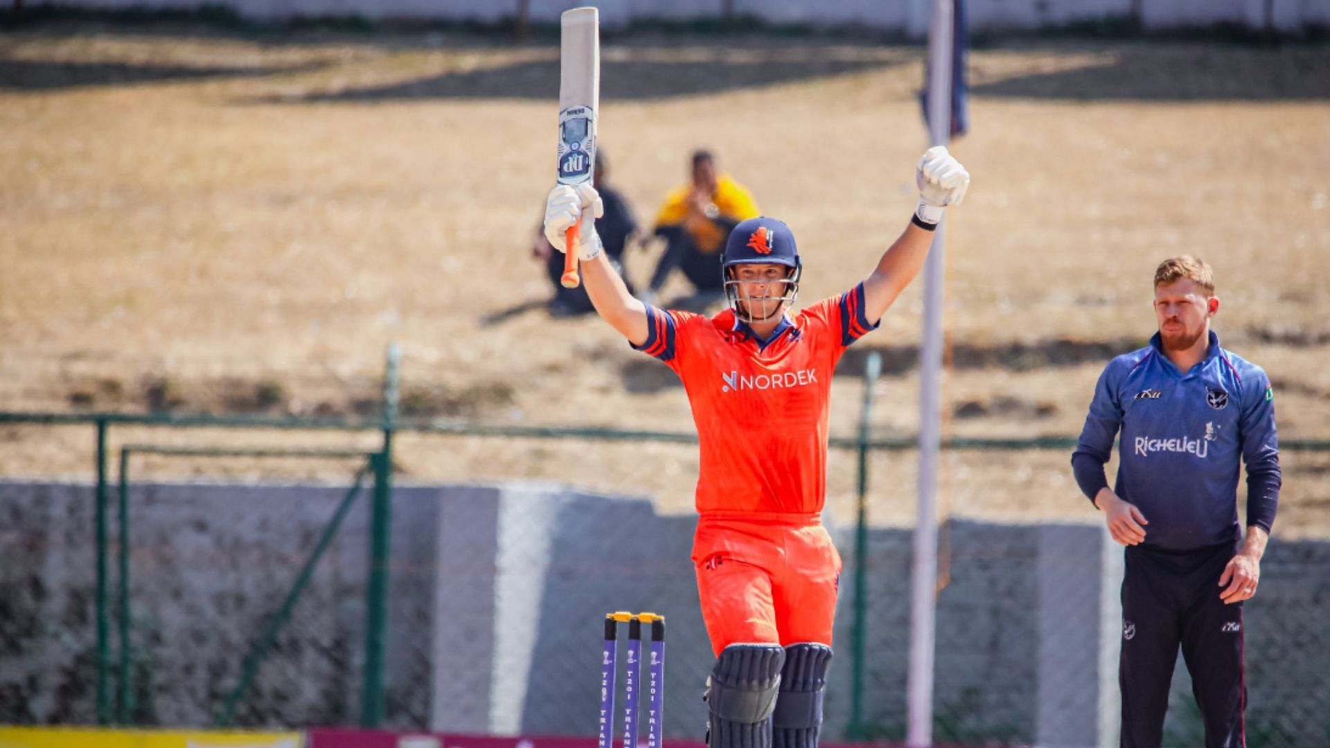 Michael Levitt of Netherlands (Credits: X / CricketNep)