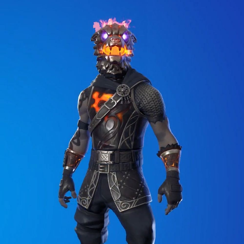 Fortnite Lava Series - Molten Battle Hound (Image via Epic Games)