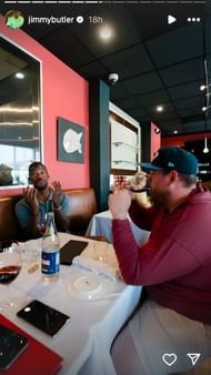 Jimmy Butler's IG story