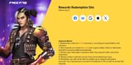 रिडीम कोड (Image via Garena)