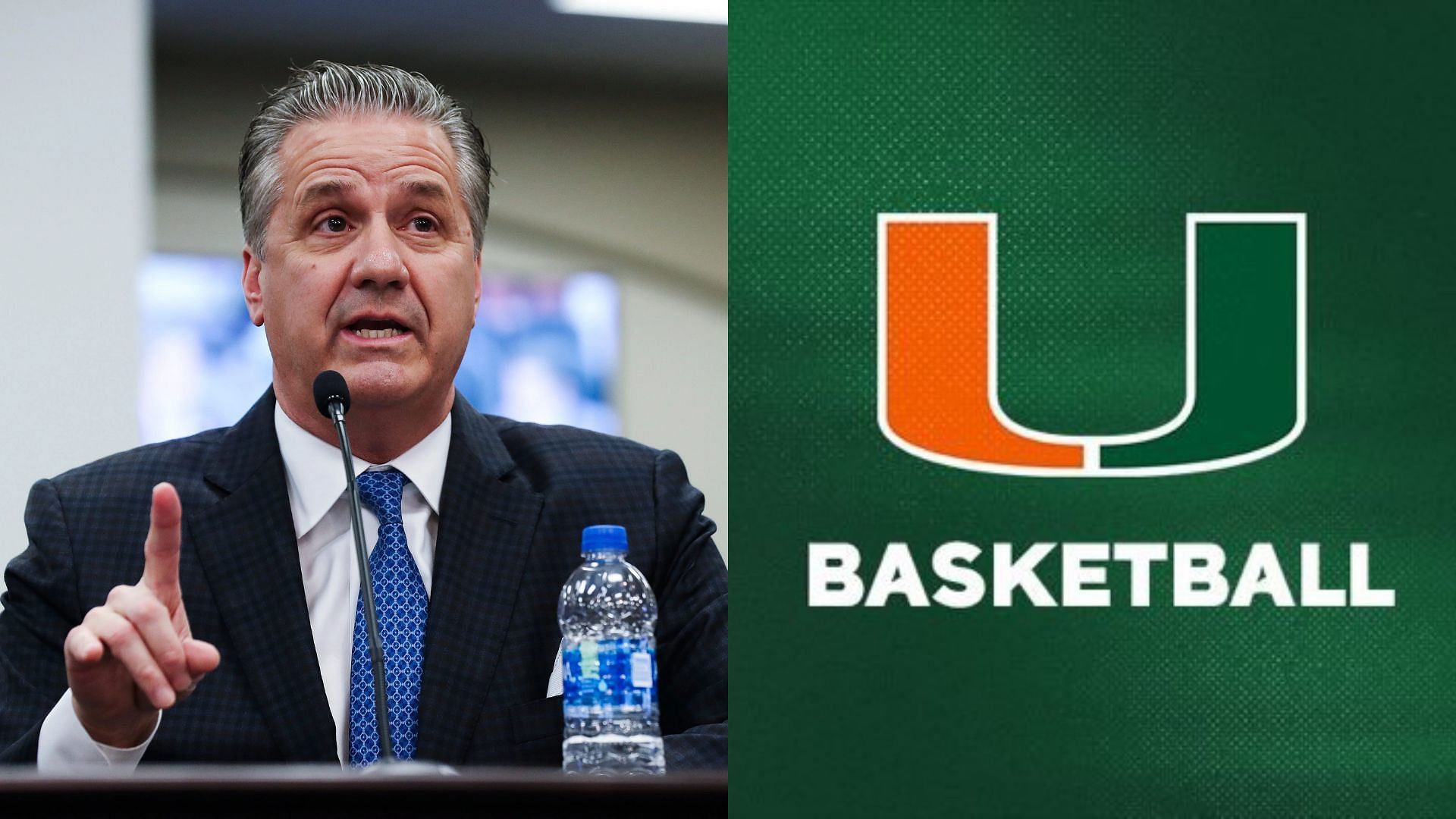 John Calipari set to face off against the Miami Hurricanes