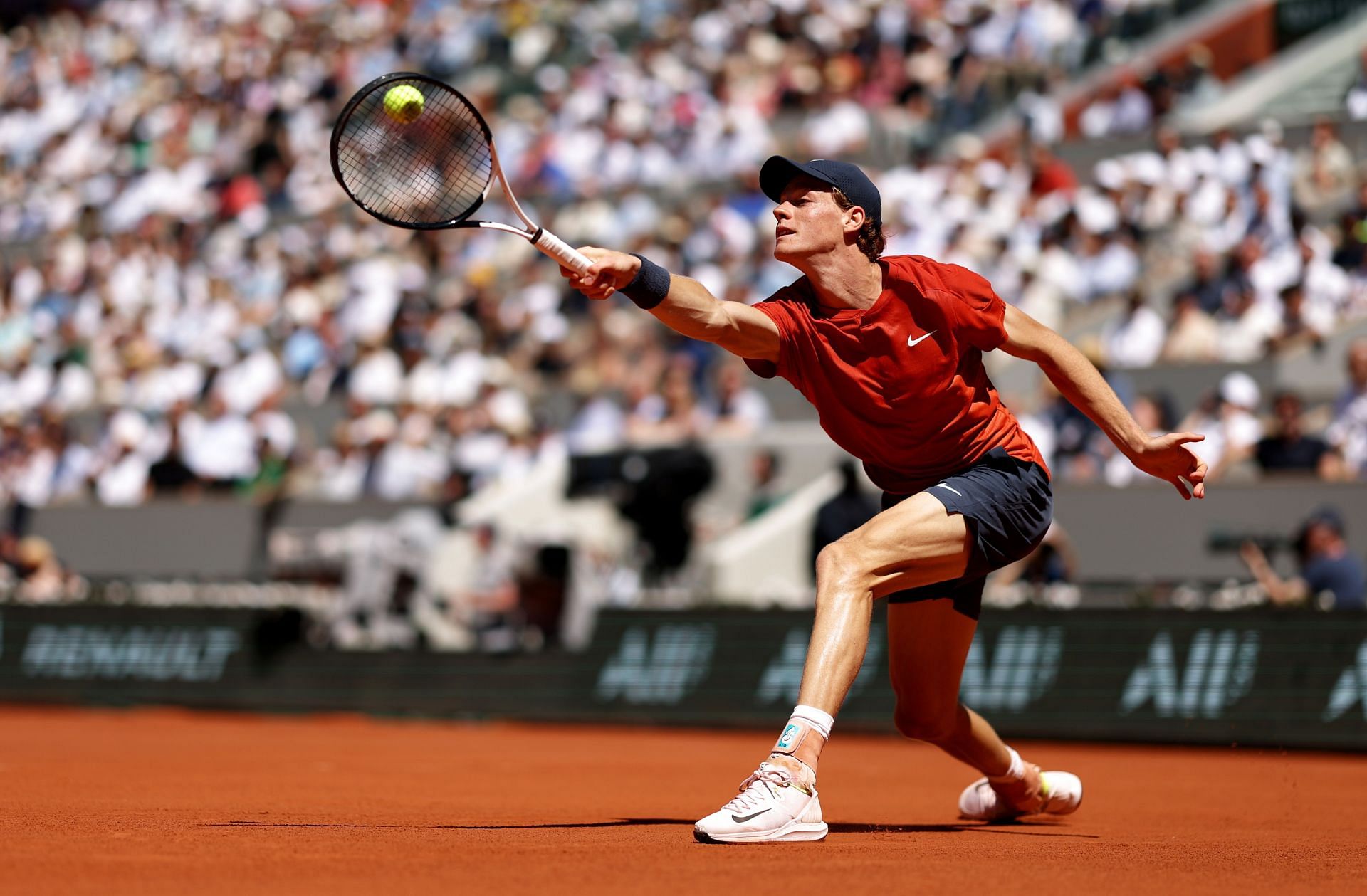 Jannik Sinner at the 2024 French Open