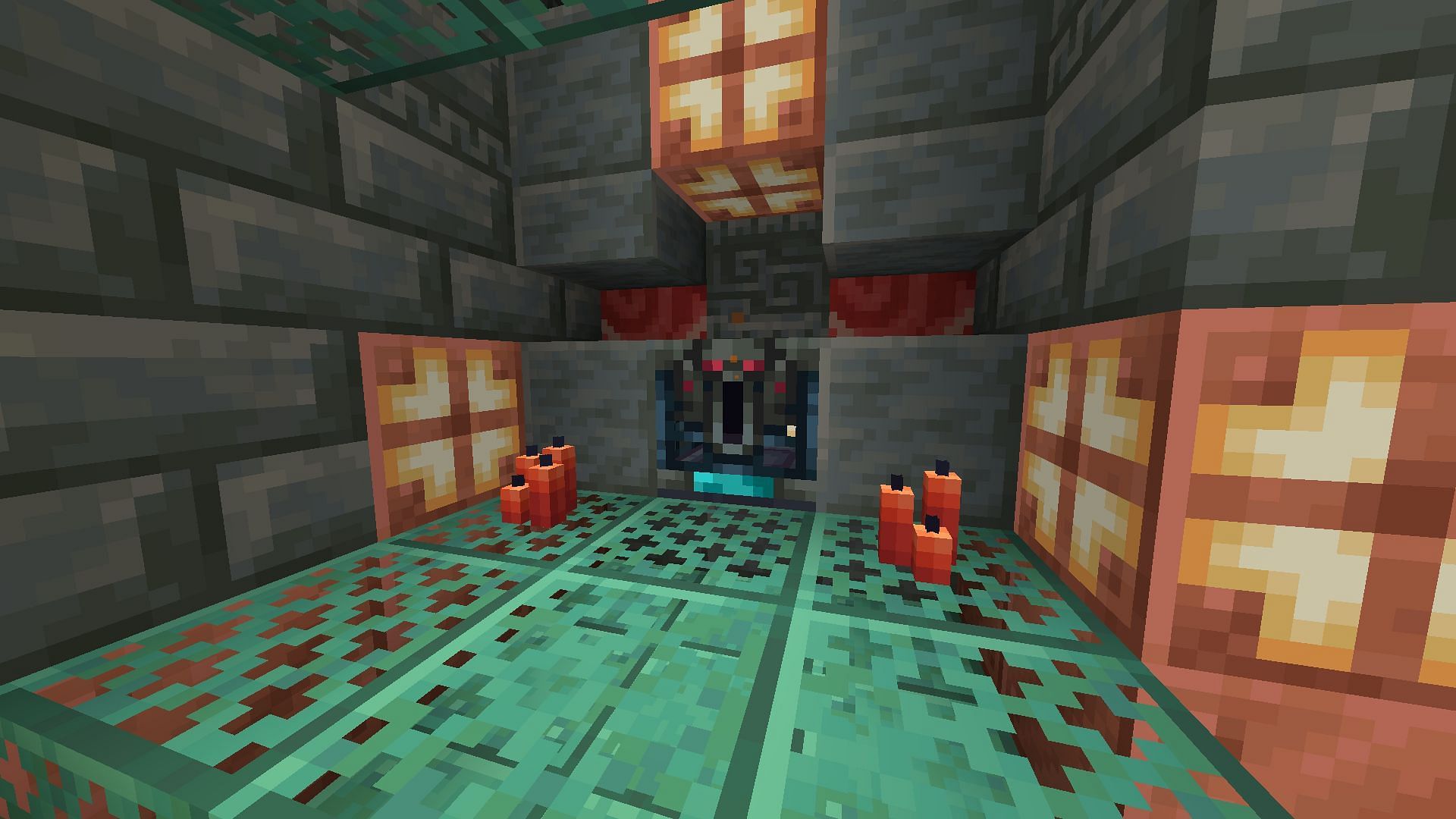 Ominous trial vault has a small chance of containing wind burst enchantment. (Image via Mojang Studios)