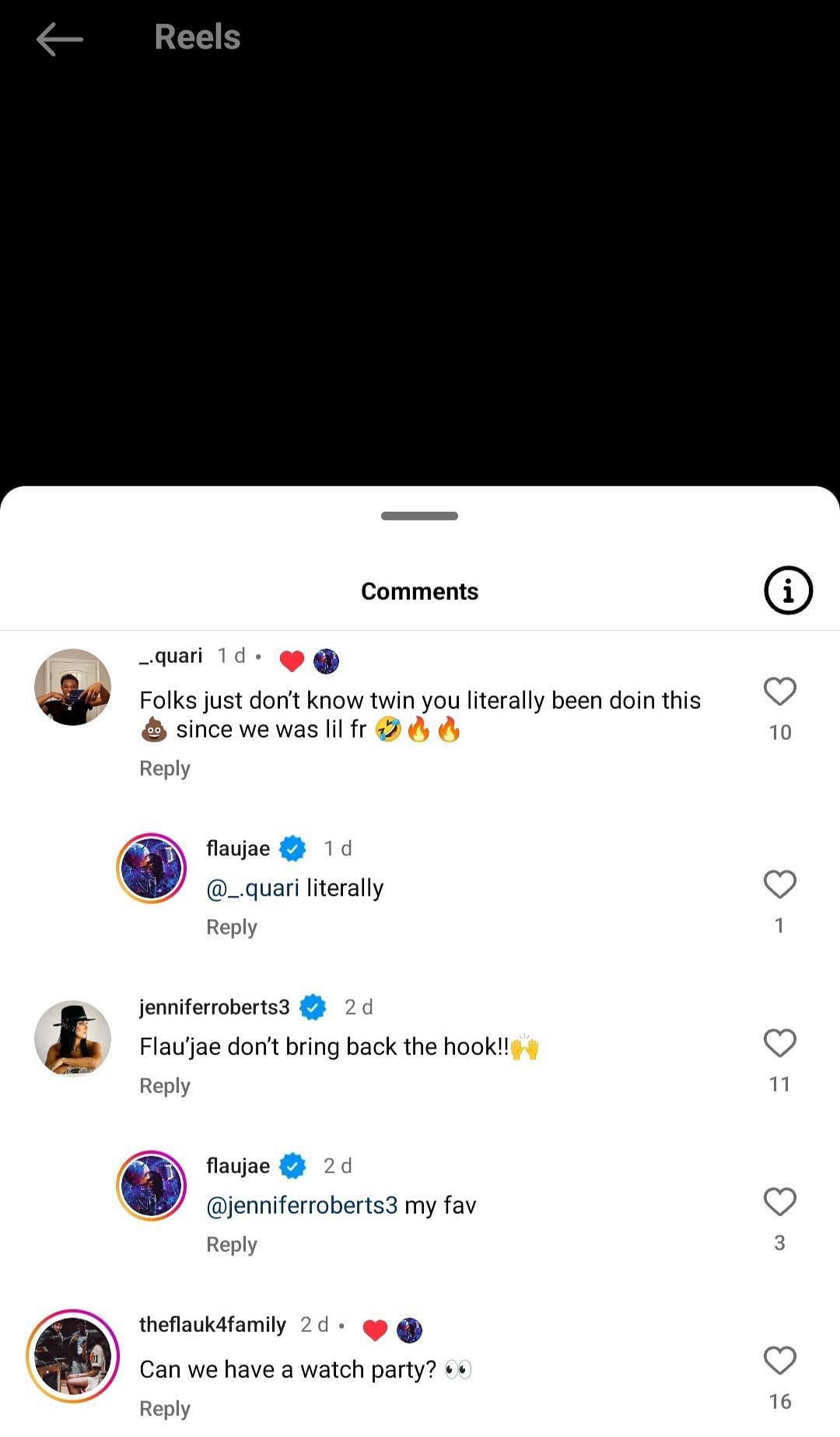 Johnson&#039;s IG comment section