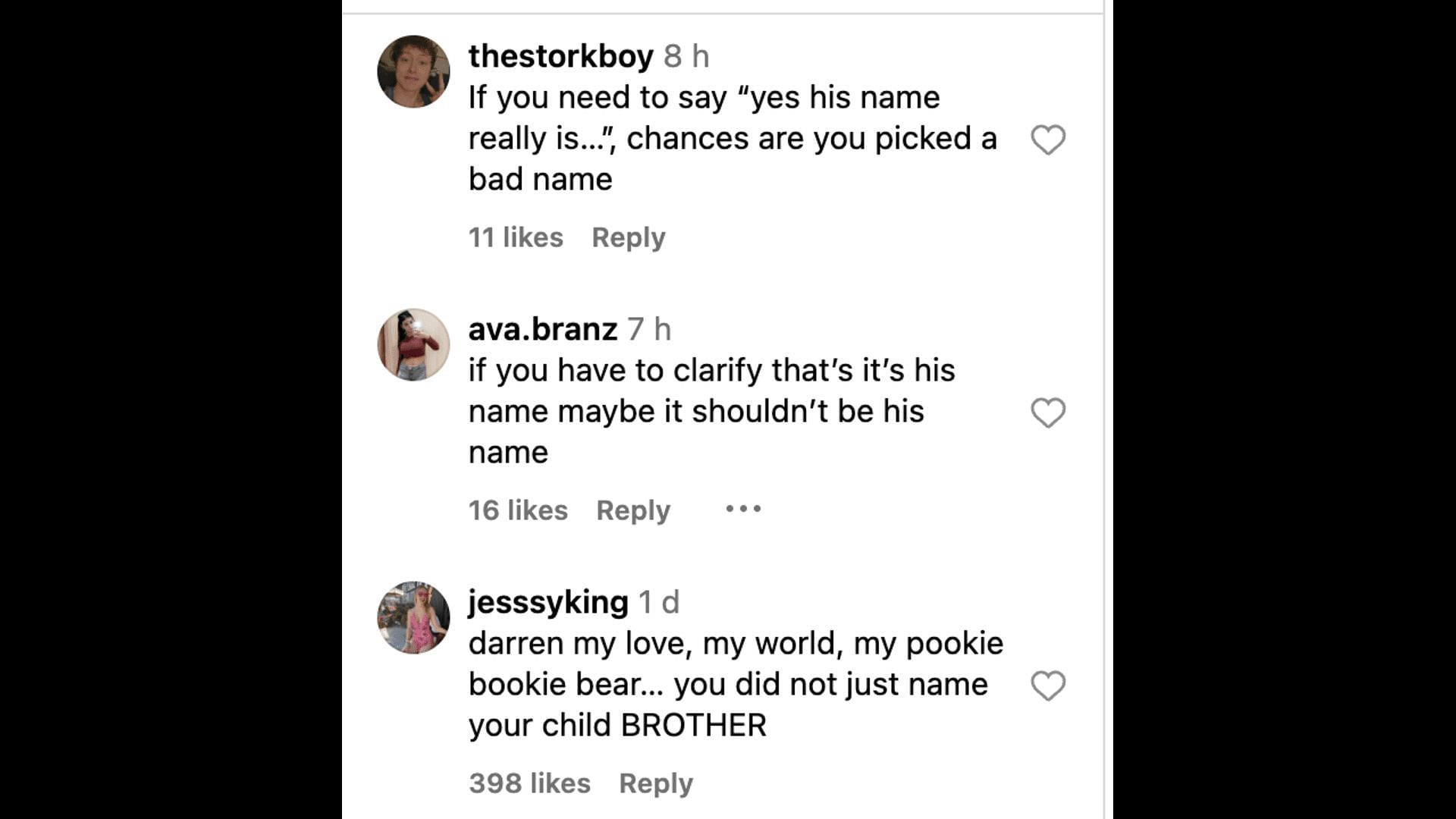 Social media users react to Darren&#039;s newborn son&#039;s name, as he stated that his first name is &quot;Brother.&quot; (Image via @Darren Criss/ Instagram)