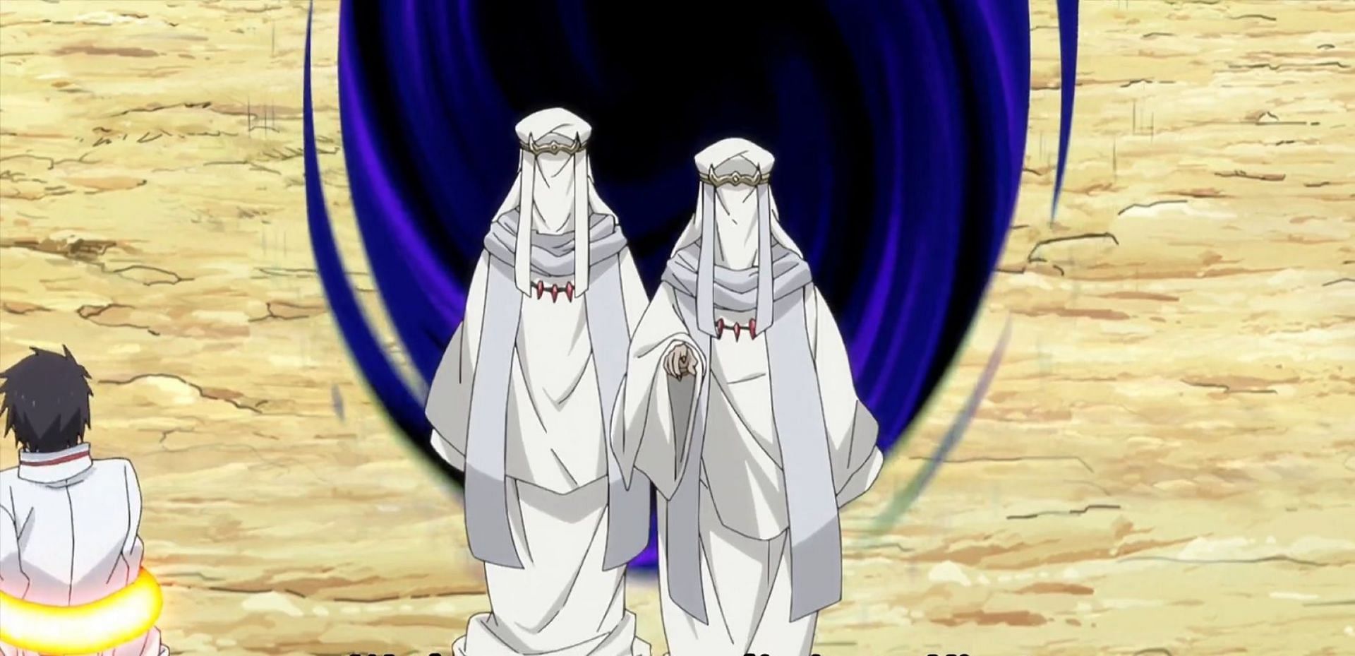 Seven Days Clergy, as seen in the anime (Image via 8Bit)