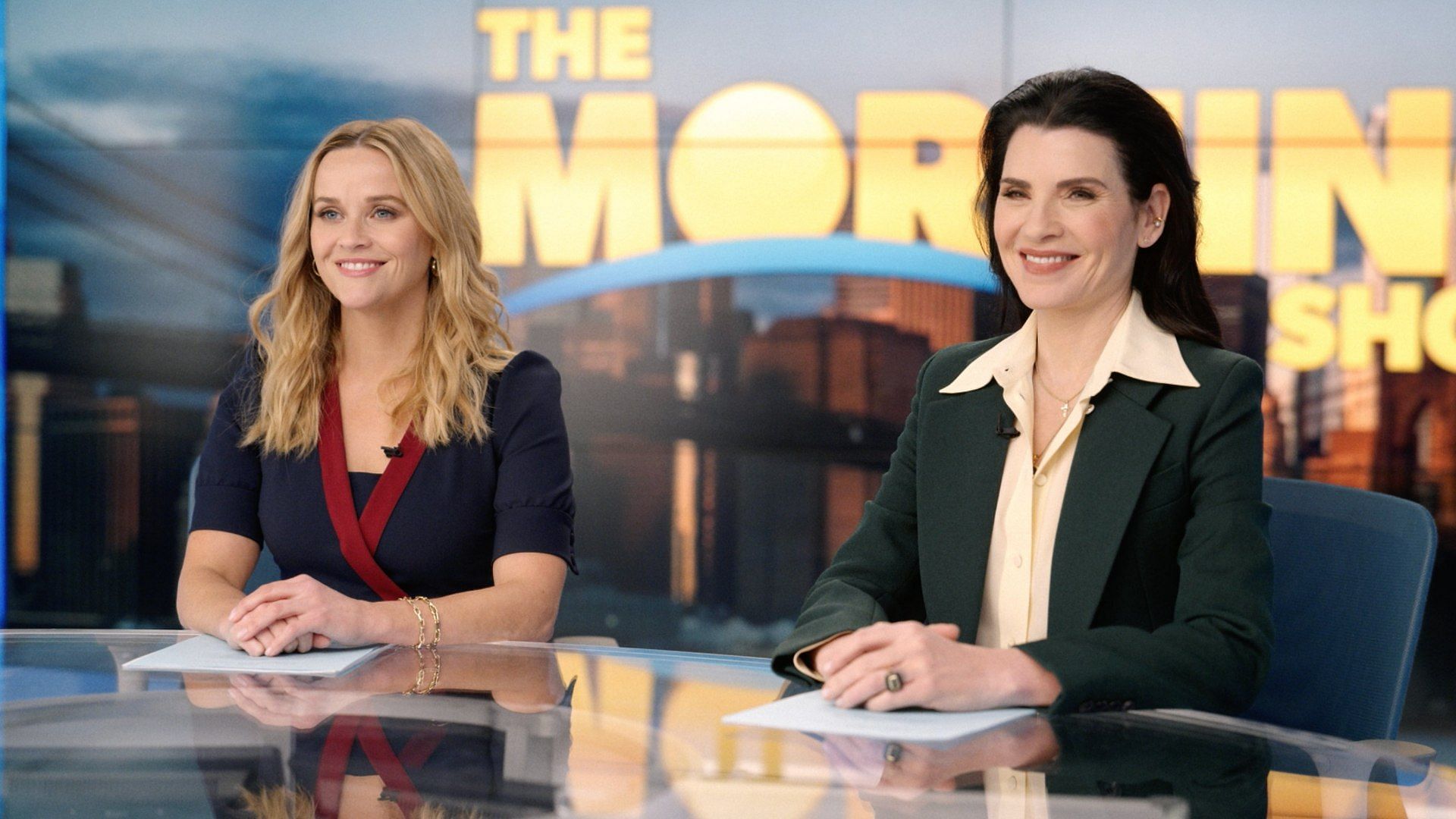 An image of Bradley and Laura from The Morning Show (Image via X/@The Morning Show)