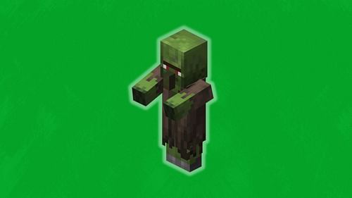 Curing a zombie villager in Minecraft (Image via Mojang Studios)