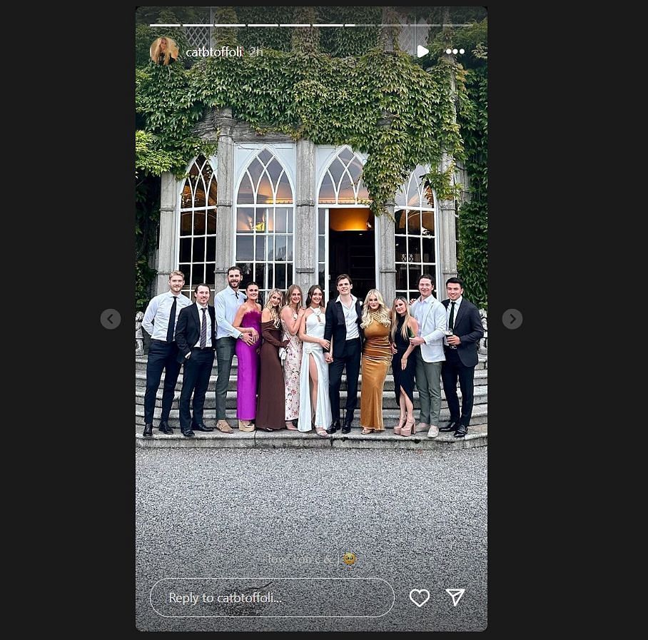Cat Belanger shares wedding moments on Instagram