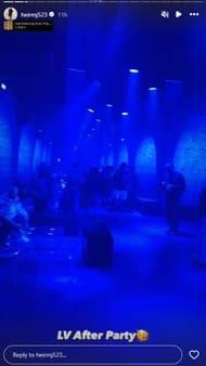 Jordan attended the Louis Vuitton afterparty