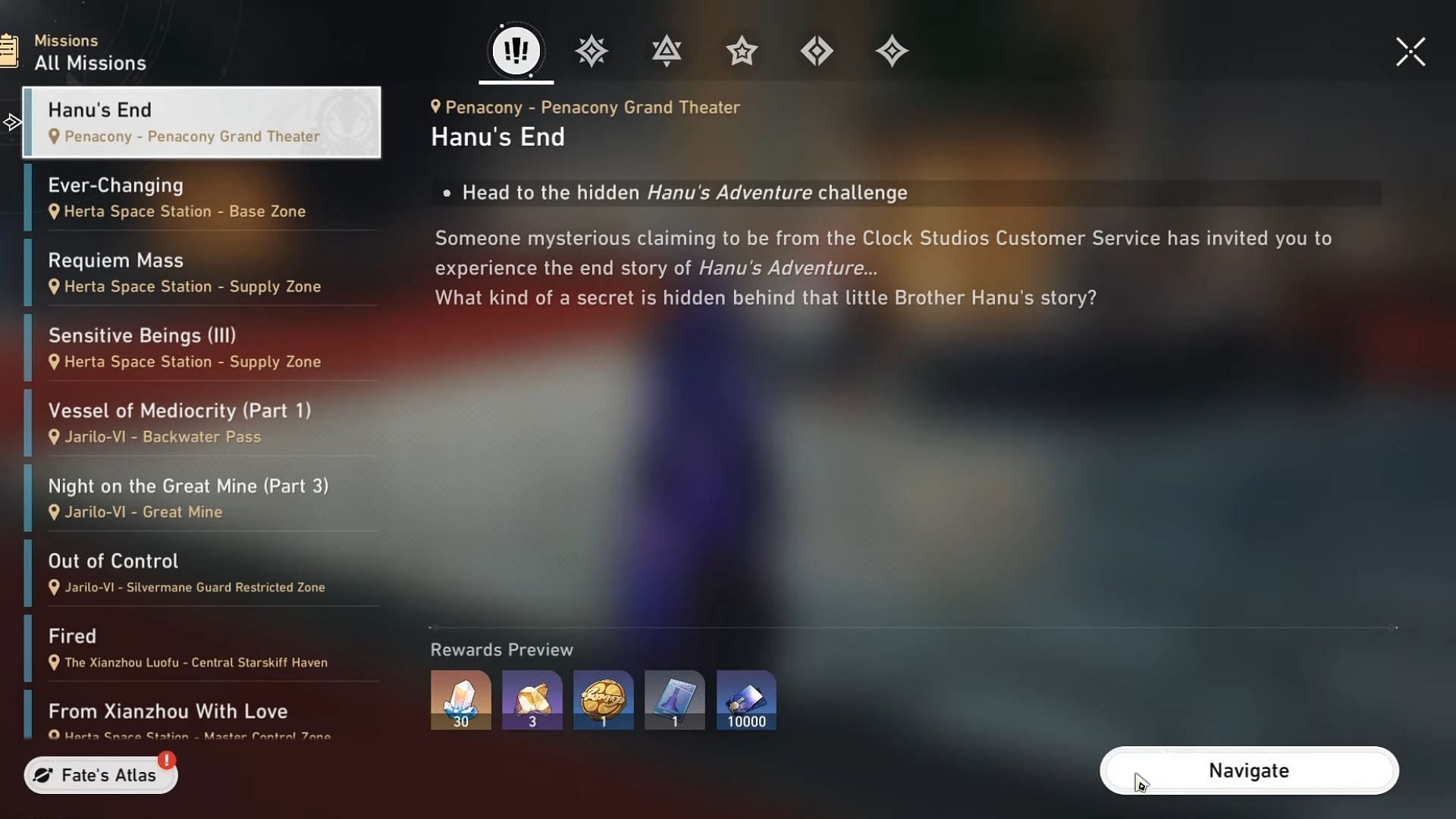 Hanu&#039;s End Adventure Mission preview (Image via HoYoverse)