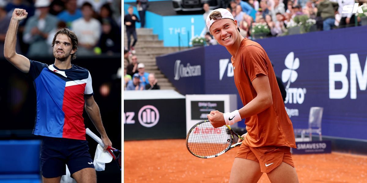 Tomas Machac(L), Holger Rune (Source: Getty)