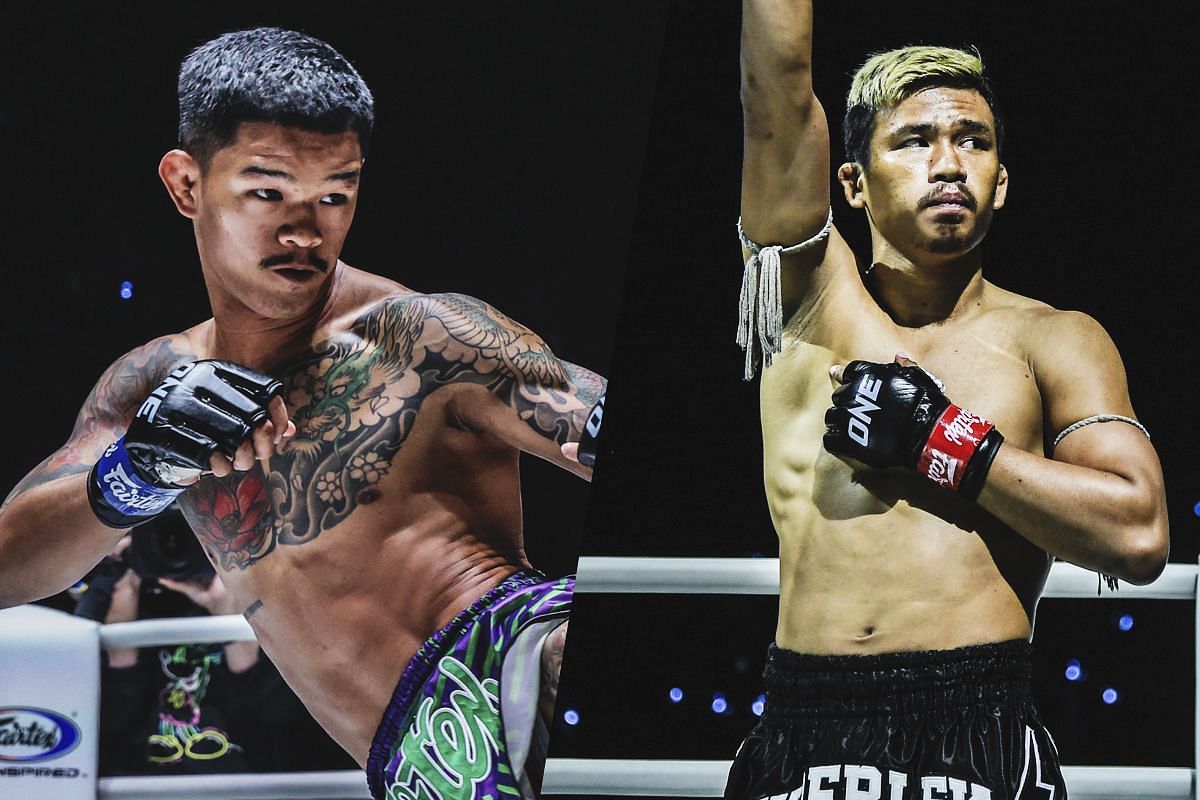 Kongthoranee (Left) faces Superlek (Right) in Lumpinee