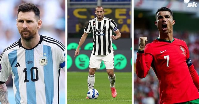 "For me, they were at the same level" - Juventus legend Giorgio Chiellini on playing against Lionel Messi and Cristiano Ronaldo