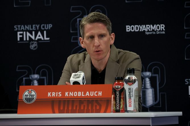 Kris Knoblauch unfazed by Connor McDavid facing off against Panthers' Conn Smythe favorite