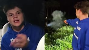 Jack Doherty nearly starts forest fire after shooting a flare
