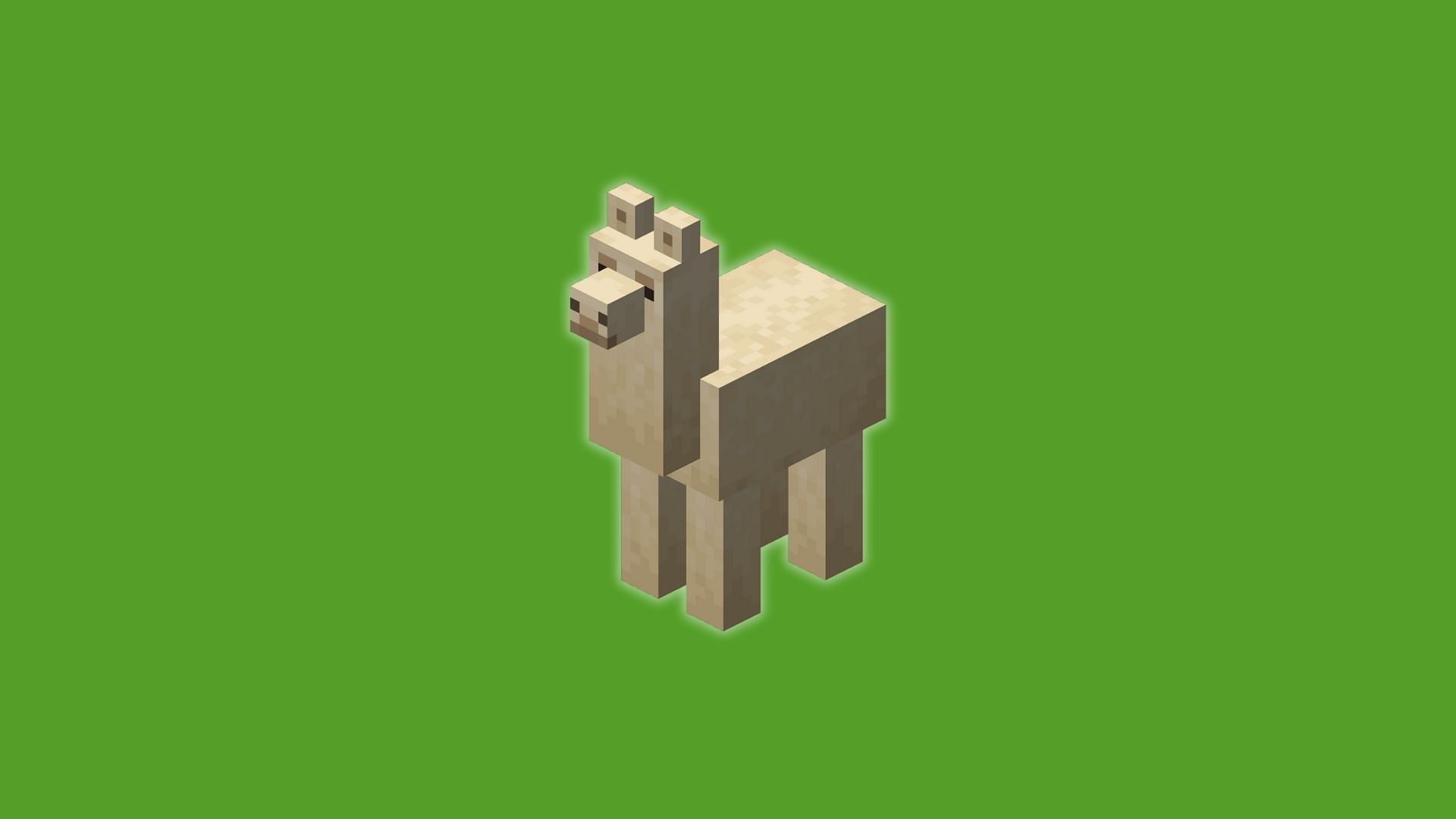Llama in Minecraft (Image via Mojang Studioos)