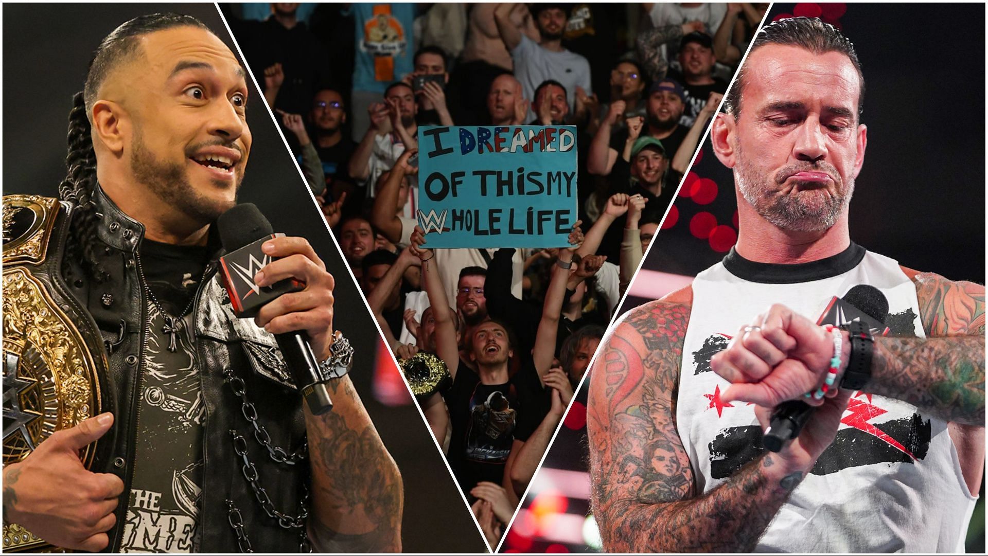 Damian Priest and CM Punk appear on WWE RAW, the WWE Universe at SmackDown