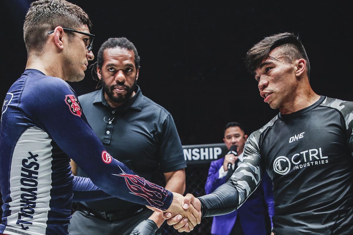 Mikey Musumeci endured a year-long rivalry to shut Gabriel Sousa down. -- Photo by ONE Championship