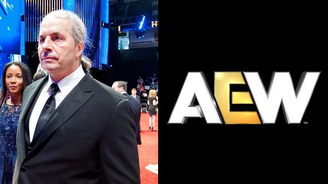 [Watch] WWE legend Bret Hart pays a surprise visit to AEW star for his 40th birthday