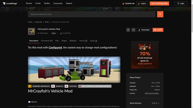 How to add working vehicles to Minecraft?