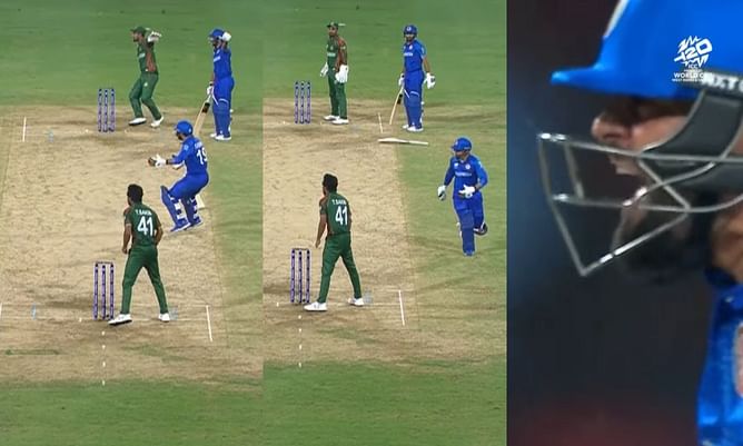 AFG vs BAN : राशिद खान को आया भयंकर गुस्सा, साथी बल्लेबाज की तरफ फेंका बल्ला, Watch Video