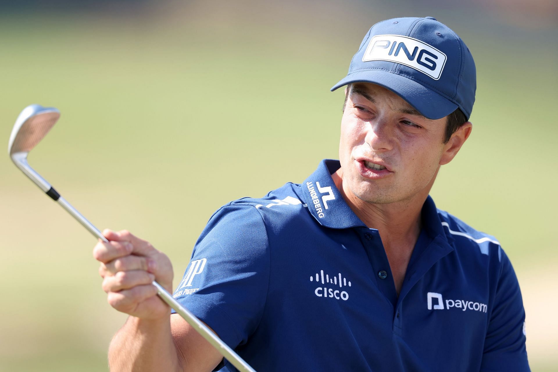 Viktor Hovland at the US Open