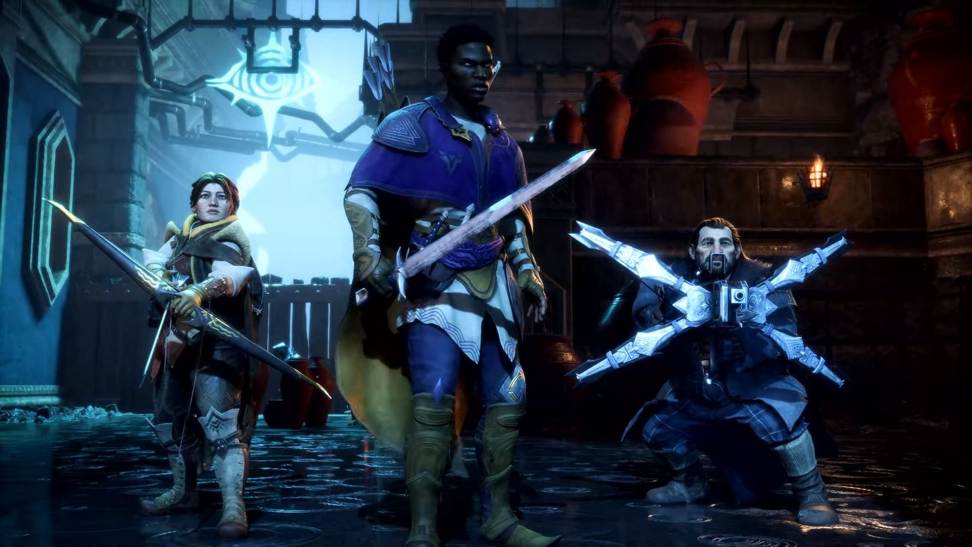 The new Dragon Age game will feature parties of three members (Image via BioWare)