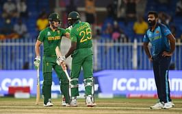 What happened the last time South Africa faced Sri Lanka at a T20 World Cup game?