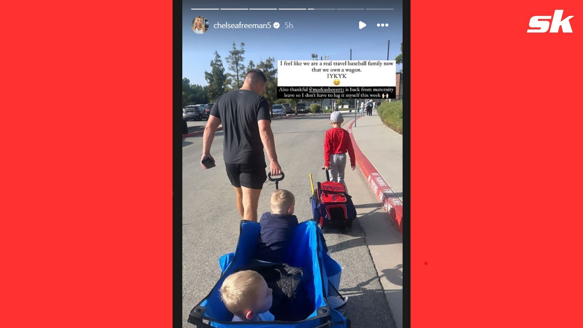 Chelsea Freeman showing off her family&#039;s new wagon on Instagram (Instagram.chelseafreeman5)