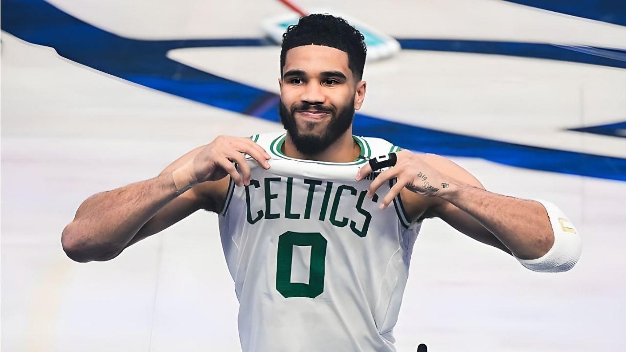 Jayson Tatum said he was clueless about 2x NBA champion Cedric Maxwell in his rookie year [Photo Credit: Celtics official X page] 
