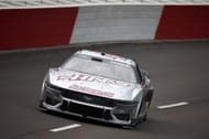 Ryan Preece, driver of the #41 HaasTooling.com Ford, drives during qualifying for the NASCAR Cup Series All-Star Open at North Wilkesboro Speedway on May 17, 2024 in North Wilkesboro, North Carolina. (Photo by Jared C. Tilton/Getty Images)