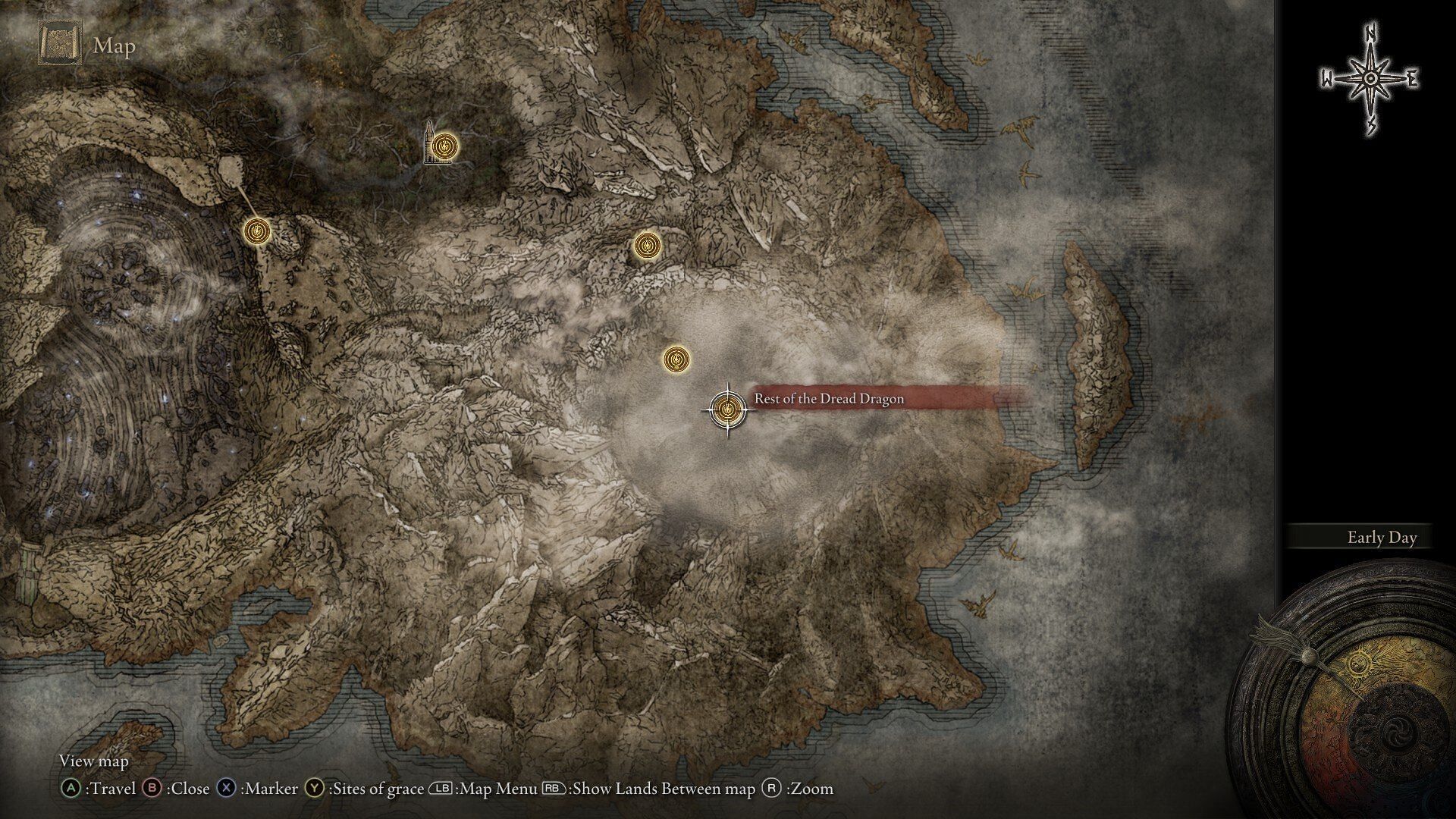 Bayle the Dread&#039;s location (Image via FromSoftware)