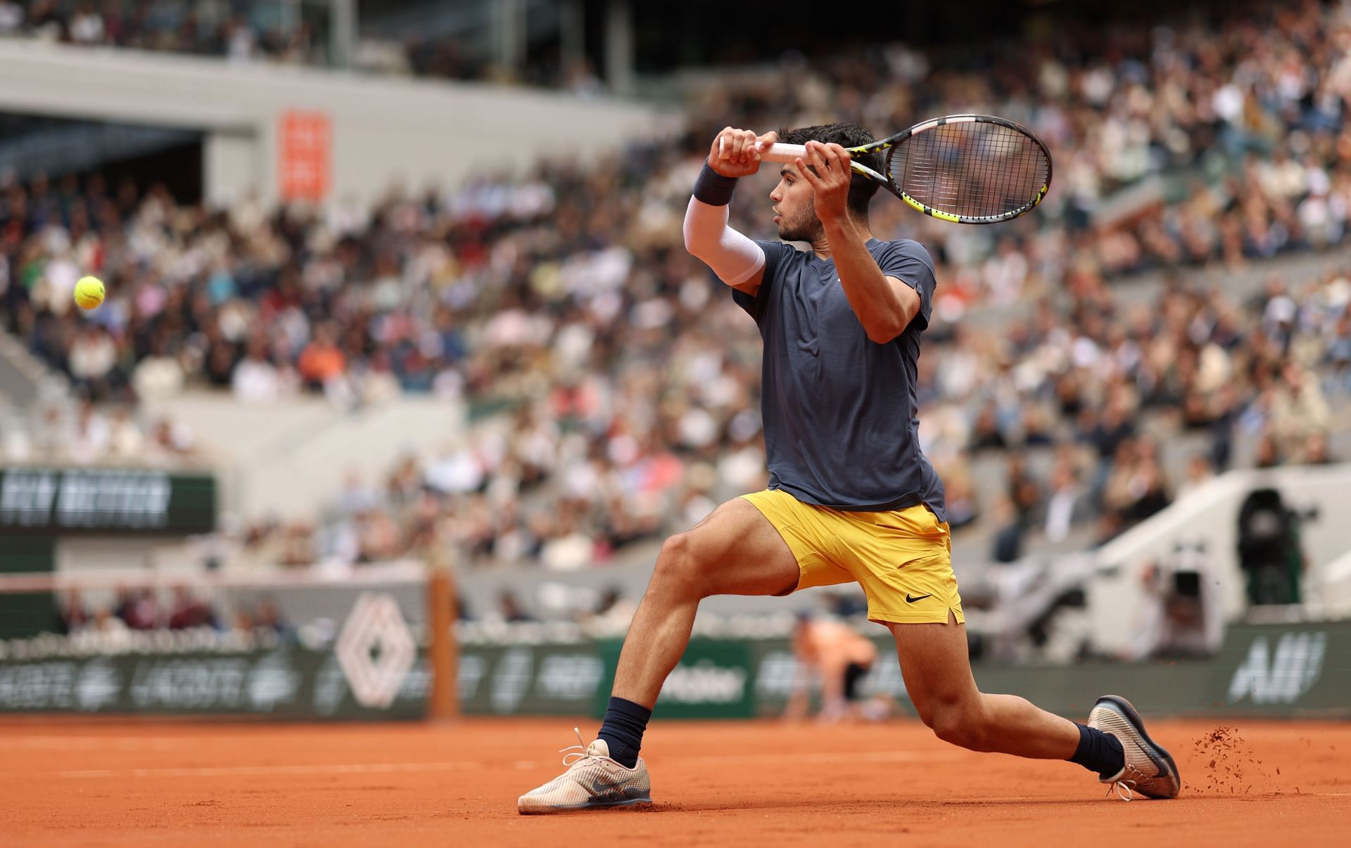 Alcaraz at the 2024 French Open - Day 8